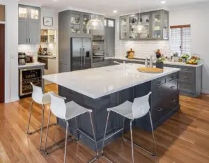 beautiful grey kitchen