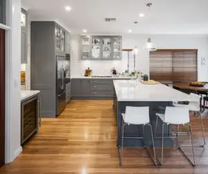 fabulous grey kitchen with shaker doors