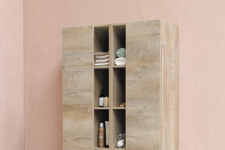 Laundry cabinets and shelves